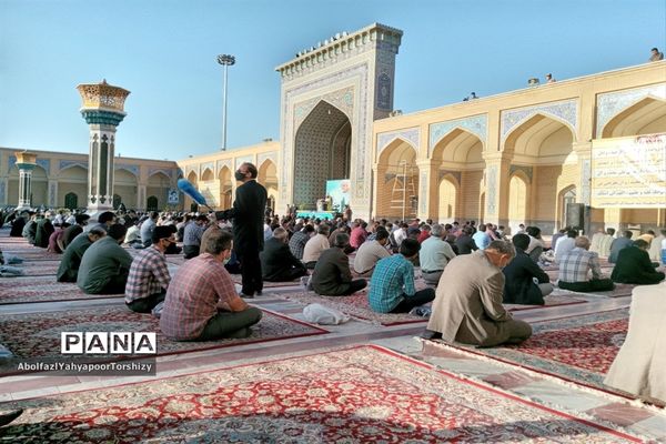 برگزاری مراسم نماز عید سعید فطردر زیارتگاه شهید مدرس کاشمر