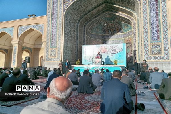 برگزاری مراسم نماز عید سعید فطردر زیارتگاه شهید مدرس کاشمر