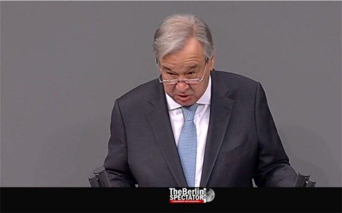 تاکید پوتین و گوترش بر حل مساله فلسطین