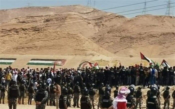 عزیمت هزاران اردنی به مرزها برای دفاع از فلسطین