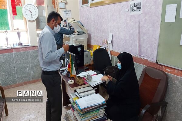 مانور پایش حوزه های برگزاری امتحانات حضوری