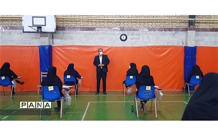 بازدید از حوزه امتحانات نهایی در شهرستان جاجرم