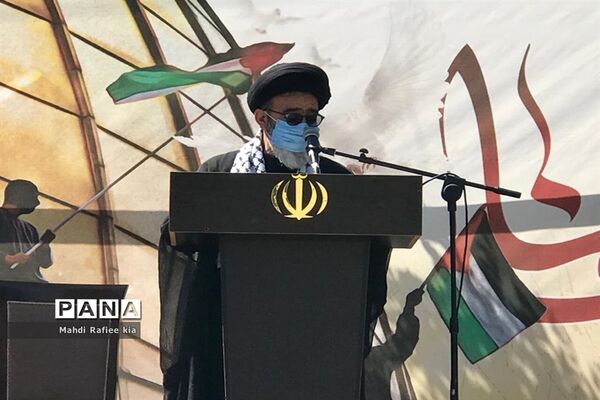 تجمع مردمی حمایت از فلسطین در آذربایجان شرقی