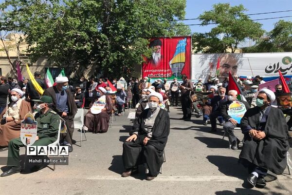 تجمع مردمی حمایت از فلسطین در آذربایجان شرقی