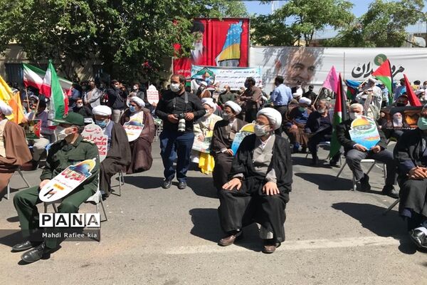 تجمع مردمی حمایت از فلسطین در آذربایجان شرقی
