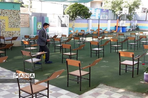برگزاری امتحانات هماهنگ پایه نهم در فضایی سرشار از سلامت و آرامش در مدرسه ستارگان  ناحیه یک شیراز