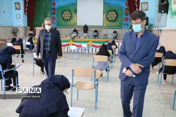 بازدید معاون آموزش متوسطه آذربایجان غربی از فرآیند برگزاری امتحانات نهایی