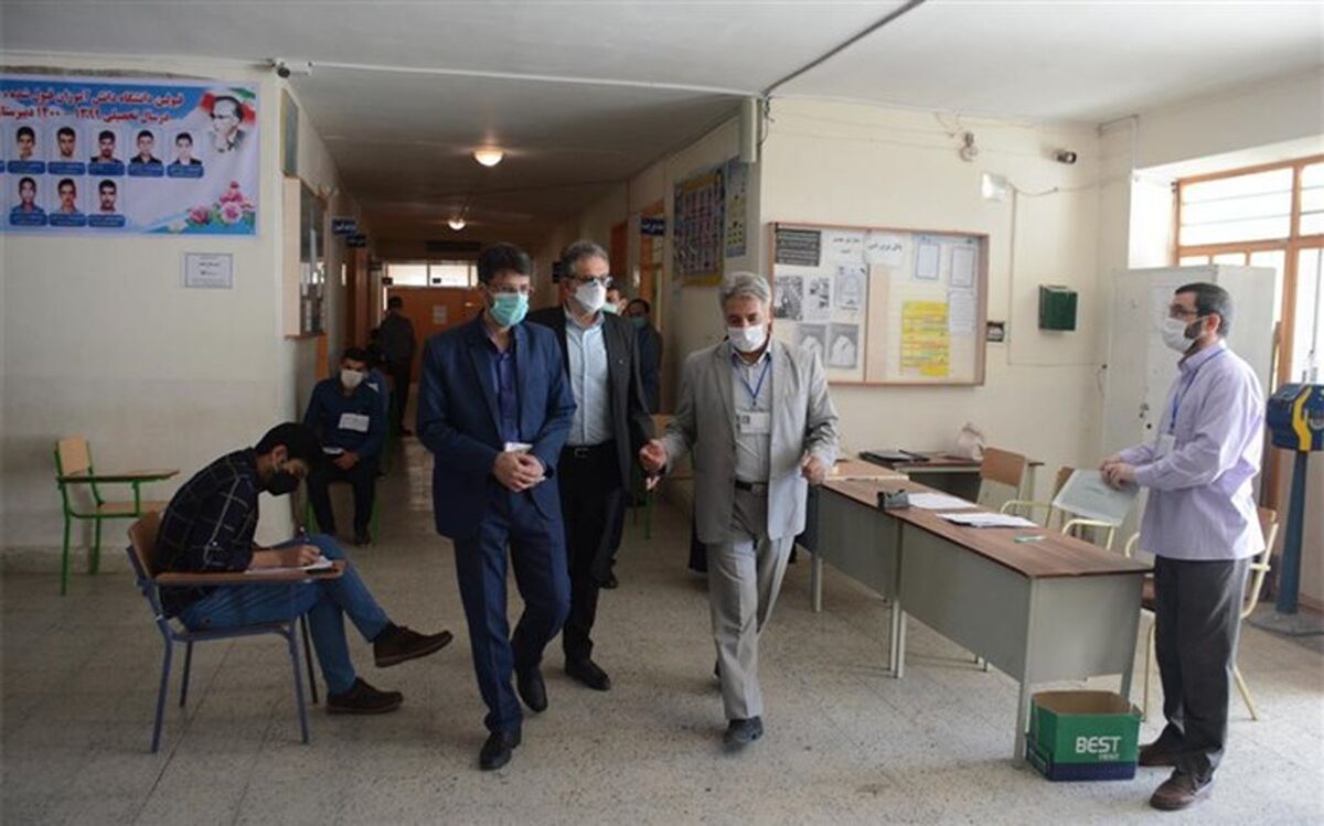 بازدید سرزده معاون آموزش متوسطه آذربایجان غربی از حوزه های امتحانات نهایی منطقه نازلو