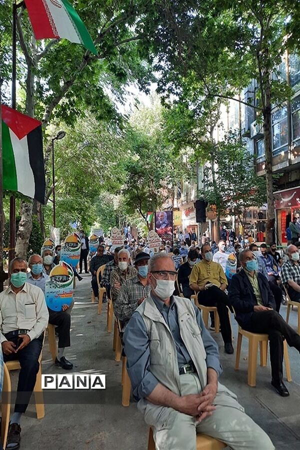 حمایت مردم اصفهان از مردم مظلوم فلسطین