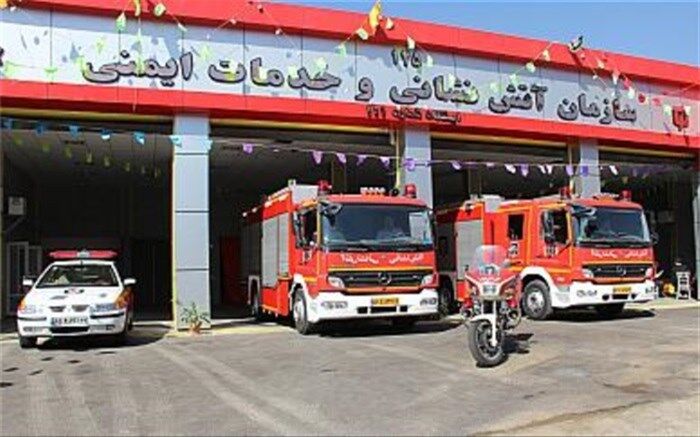آتش سوزی در بازارشب نجف آباد