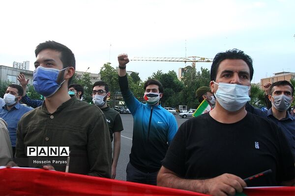 جشن پیروزی جبهه مقاومت فلسطین