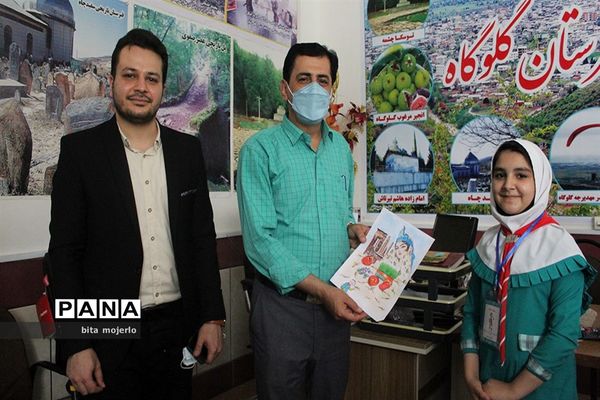 دیدار اعضای انجمن دانش آموزی میراث فرهنگی با رئیس اداره میراث فرهنگی شهرستان گلوگاه