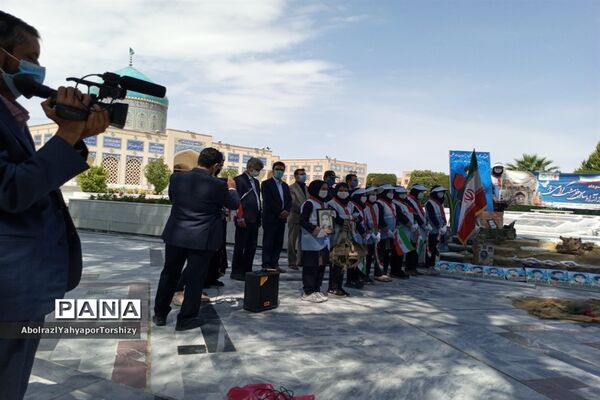 مراسم  گرامیداشت سالروز فتح خرمشهر در زیارتگاه شهید مدرس کاشمر
