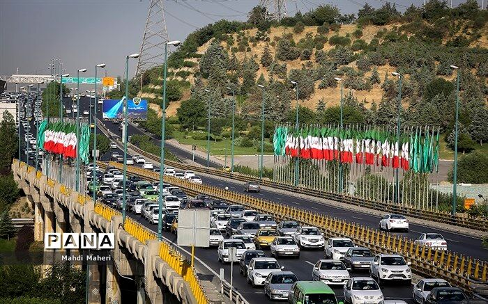 علت ترافیک سنگین بزرگراه مدرس و آفریقا چه بود؟