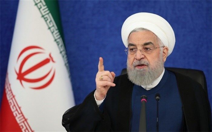 روحانی: تنها راه مقابله با متجاوزین ایستادگی و مقاومت ملت است