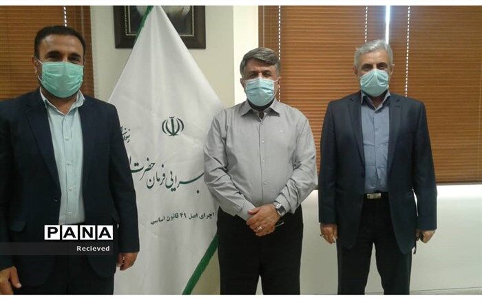 دیدار مسئول بسیج فرهنگیان استان با رییس ستاد اجرایی فرمان امام خمینی(ره) خوزستان