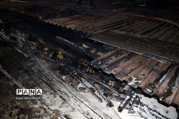 انفجار مهیب انبار احتکار الکل و کالای پزشکی در اهواز