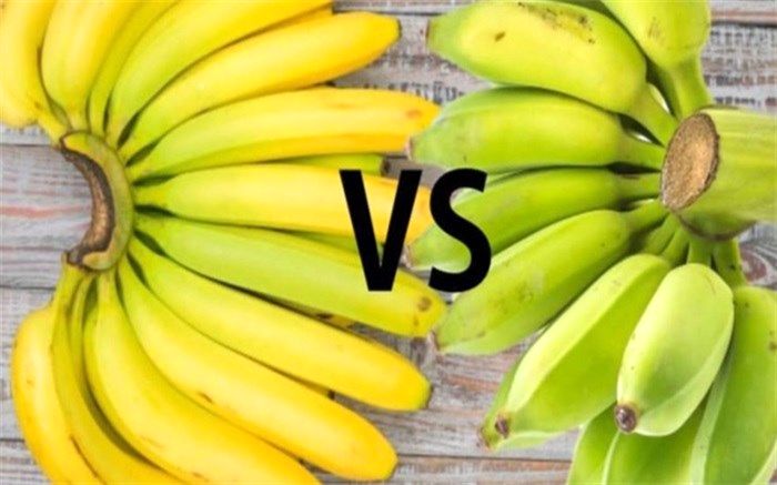 موز سبز و زرد  چه تفاوت‌هایی باهم دارند؟