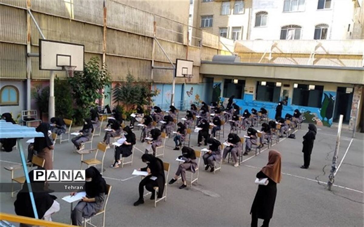 برگزاری ایمن امتحانات نهایی منطقه ۱۱