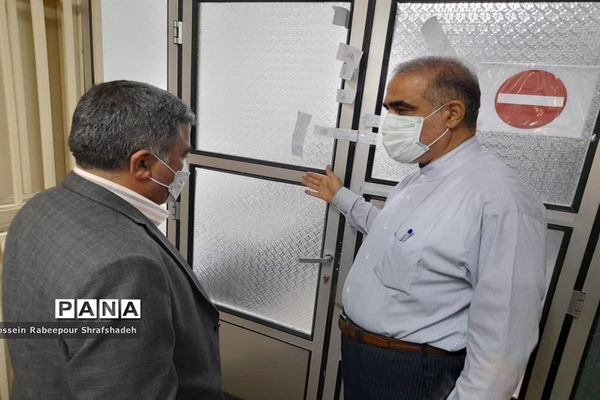 بازدید مدیرکل امور شاهد و ایثارگران وزارت آموزش و پرورش از حوزه امتحانات نهایی منطقه 16 تهران