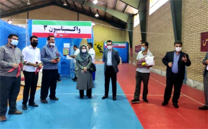 چهارمین پایگاه تجمیعی واکسیناسیون کووید ۱۹ در غرب شهرستان کرج افتتاح شد