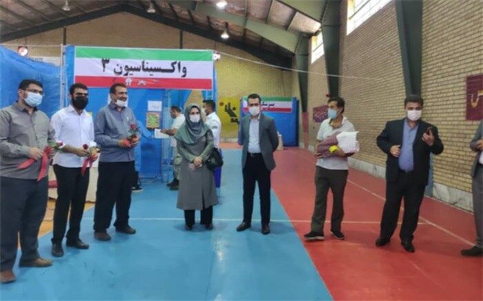 چهارمین پایگاه تجمیعی واکسیناسیون کووید ۱۹ در غرب شهرستان کرج افتتاح شد