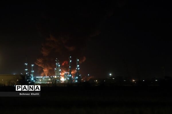 آتش‌سوزی در پالایشگاه تهران