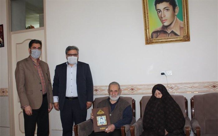 دیدار با خانواده معزز شهیدان نقدی و حمزه‌لو
