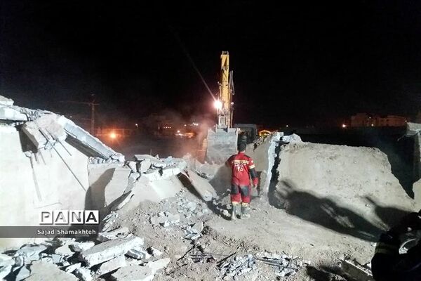 کشته شدن۲ نفر  براثر آتش سوزی و ریزش آوار در اهواز