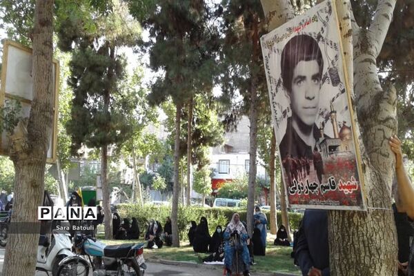 مراسم تشییع پیکر دو شهید گمنام