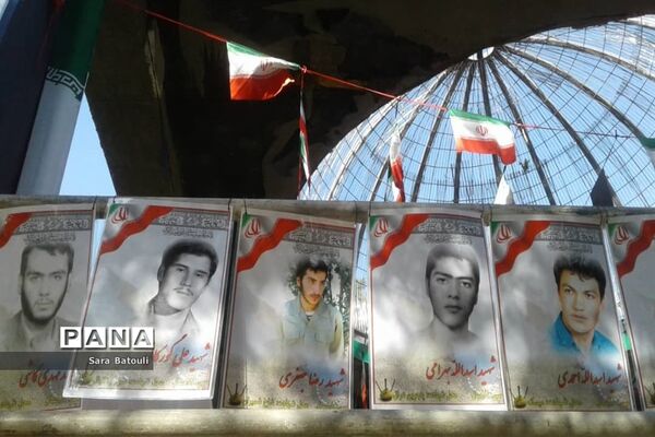 مراسم تشییع پیکر دو شهید گمنام