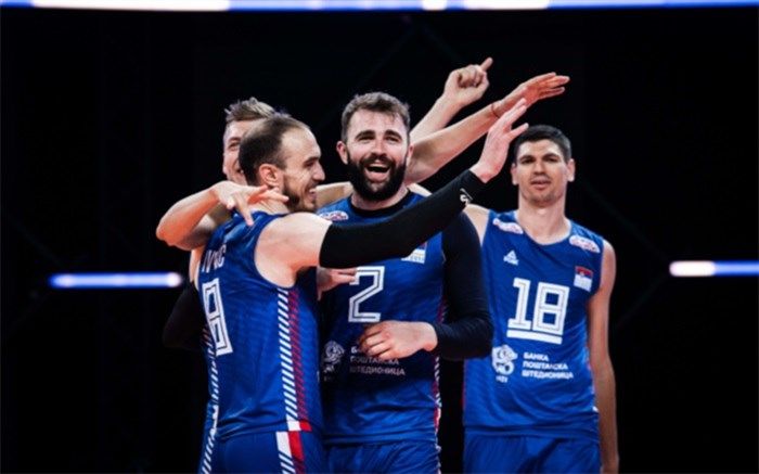 لیگ ملت‌های والیبال؛ صربستان کورس را داغ کرد