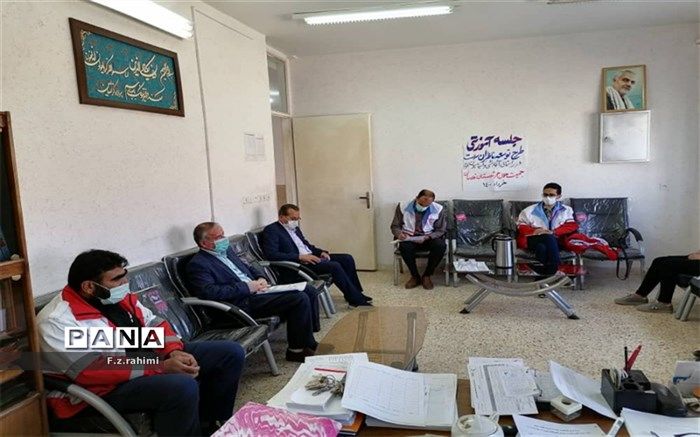 جلسه آموزشی توسعه ناظران سلامت هلال احمر