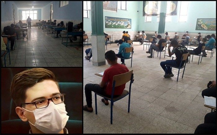 بازدید نماینده مجلس دانش‌آموزی از حوزه های امتحانی پسران در قم