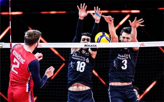لیگ ملت‌های والیبال؛ صربستان ترمز ایران را کشید
