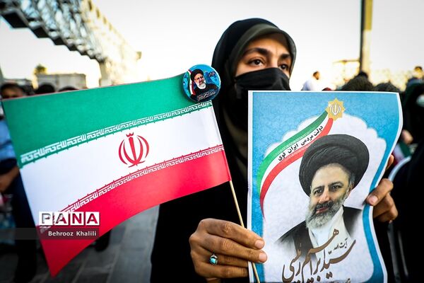 جشن پیروزی ابراهیم رئیسی در انتخابات ریاست جمهوری_1