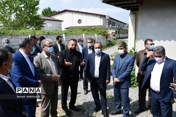 بازدید معاون وزیر آموزش و پرورش از طرح های عمرانی آموزش و پرورش محمودآباد