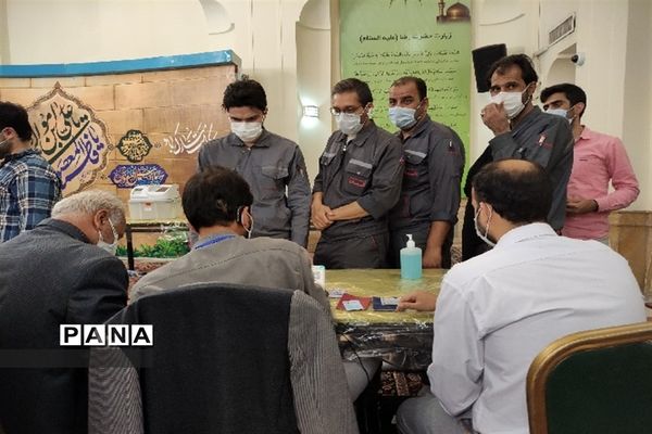 انتخابات ۱۴۰۰ در حرم مطهر رضوی