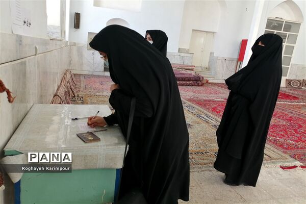 حضور مردم ولایتمدار بشرویه در انتخابات ریاست‌جمهوری ۱۴۰۰
