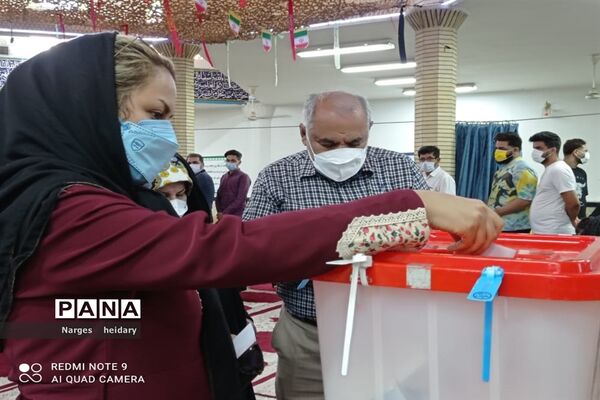 حضور و مشارکت مردم شهرستان امیدیه در انتخابات ۱۴۰۰-۱