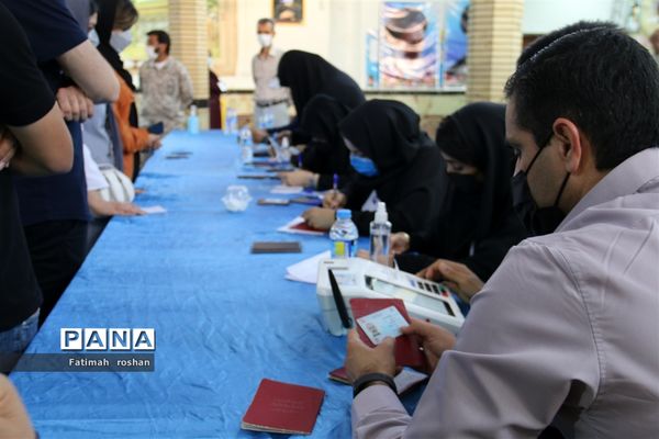 حضور و مشارکت مردم شهرستان امیدیه در انتخابات ۱۴۰۰-۲