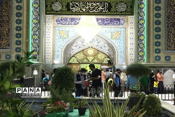 شب میلاد رئوف آل فاطمه در حرم امامزاده صالح