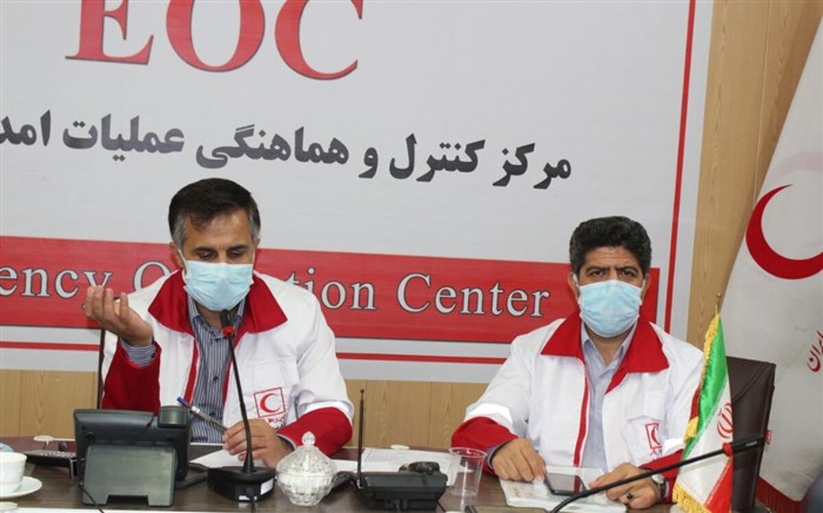 برگزاری مانور ساعت صفر زلزله در هلال احمر استان زنجان