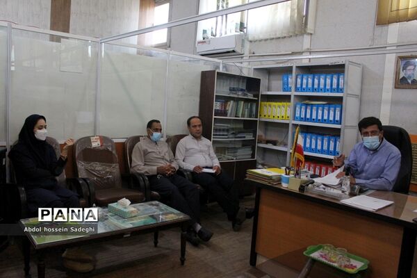 جلسه هماهنگی سازمان دانش‌آموزی فعالیت‌های تابستانی استان بوشهر