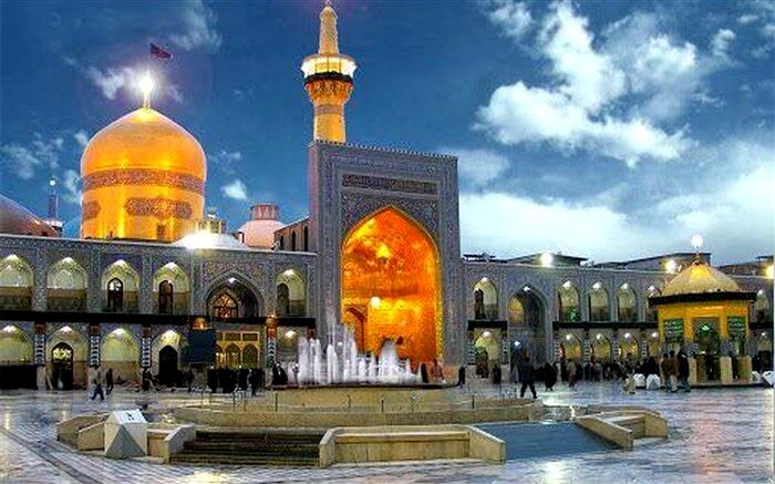 دکلمه خوانی دانش آموز گلوگاهی در روز ولادت امام رضا (ع)
