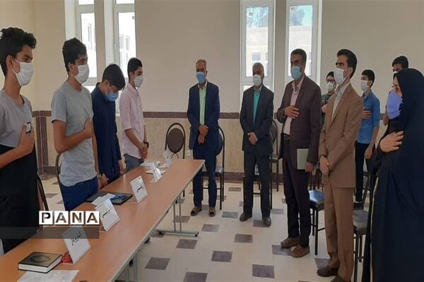 حضور رئیس سازمان دانش‌آموزی استان یزد در ابرکوه