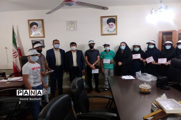 اعطای گواهی خبرنگاری خبرنگاران پانا شهرستان حمیدیه