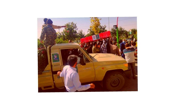 یادگار حماسه دفاع مقدس نجف آباد  به جمع دوستان شهیدش پیوست