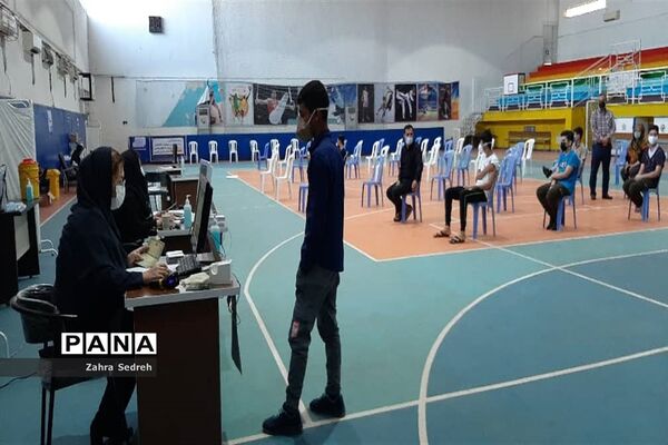 آغاز واکسیناسیون دانش‌آموزان ناحیه ۴ اهواز
