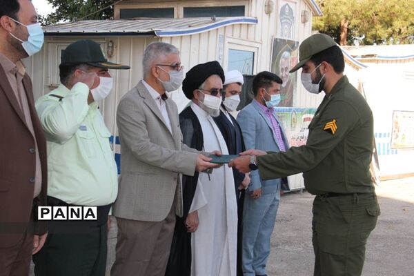 صبحگاه مشترک یگان‌های نیروهای مسلح ابرکوه